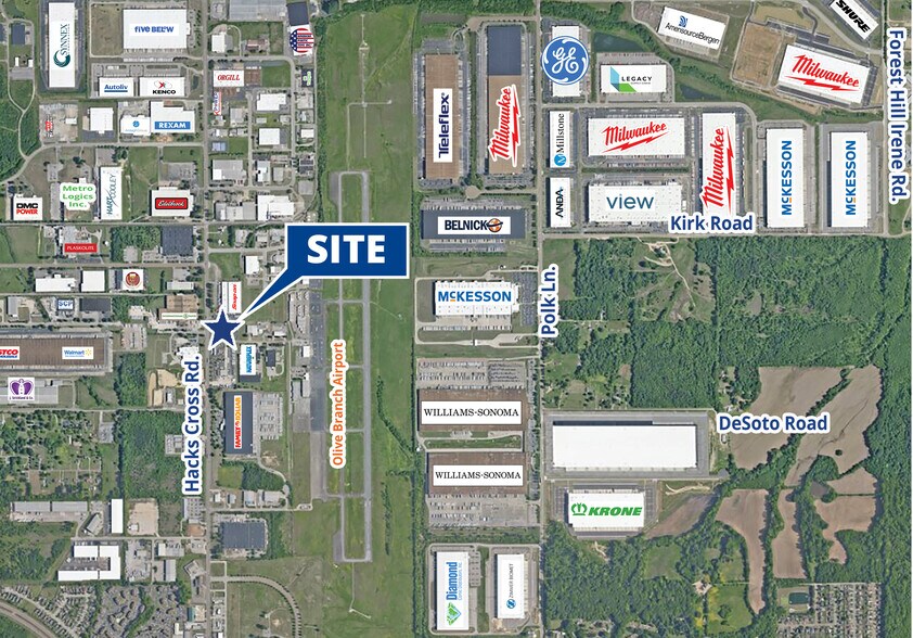 8274 Hacks Cross Rd, Olive Branch, MS à louer - Photo de l’immeuble – Image 3 sur 4