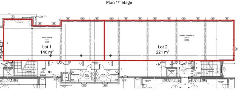 Bureau dans Saint-Michel-sur-Orge à louer Plan d’étage– Image 1 sur 4