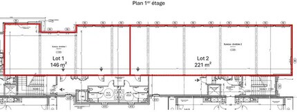 Bureau dans Saint-Michel-sur-Orge à louer Plan d’étage– Image 1 sur 4