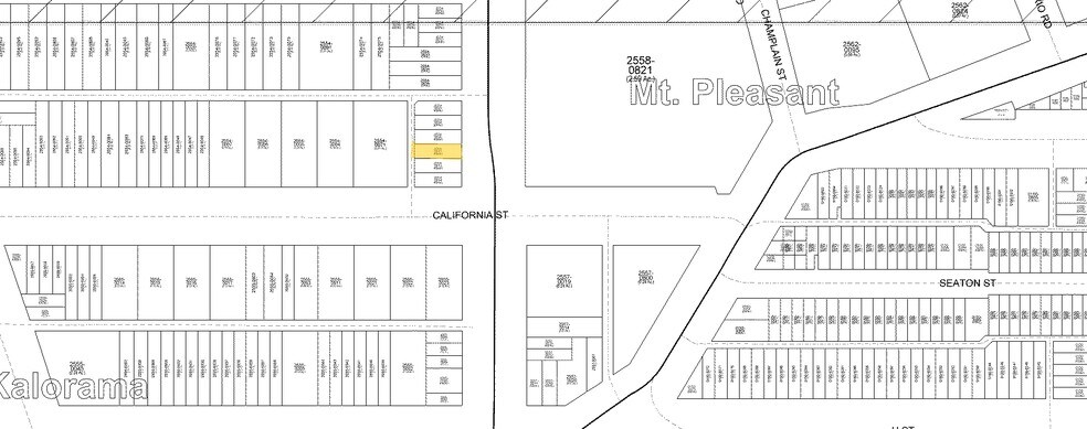 2104 18th St NW, Washington, DC à louer - Plan cadastral – Image 2 sur 46