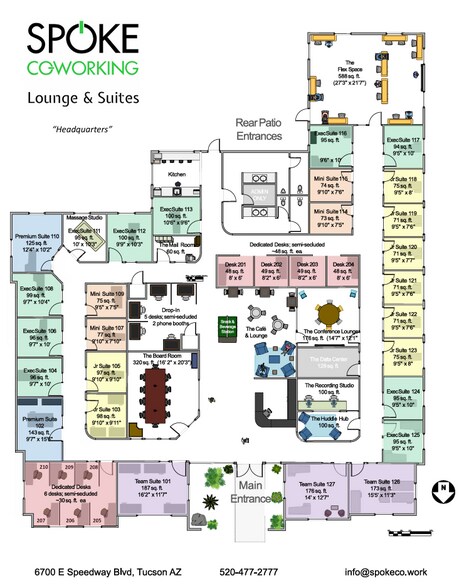 6700 E Speedway Blvd, Tucson, AZ à louer - Plan d’étage – Image 3 sur 9