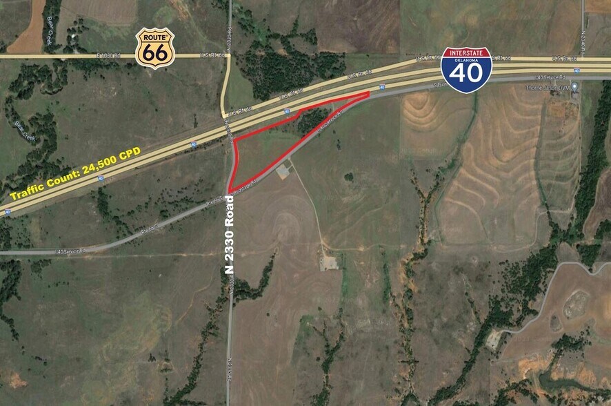 Route 66/I-40 & N 2330 Rd, Weatherford, OK à vendre - Photo de l’immeuble – Image 2 sur 2