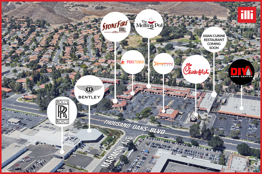 3637-3755 E Thousand Oaks Blvd, Thousand Oaks, CA à louer - Photo de l’immeuble – Image 1 sur 33