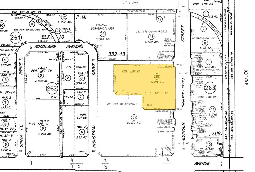 1432 Edinger Ave, Tustin, CA à louer - Plan cadastral – Image 2 sur 14