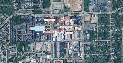 4 Carter Grn, Carmel, IN - VUE AÉRIENNE vue de carte