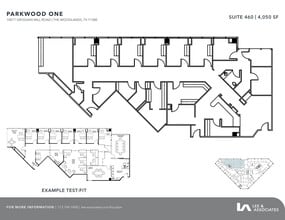 10077 Grogans Mill Rd, The Woodlands, TX à louer Plan d’étage– Image 1 sur 2