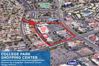 Plus de détails pour 5120 S Rural Rd, Tempe, AZ - Bureau, Local commercial à louer