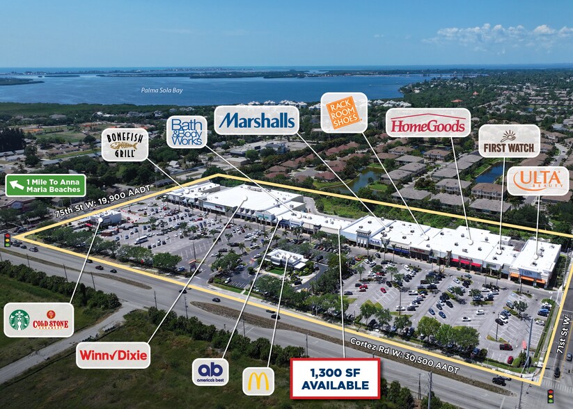 7400 Cortez Rd W, Bradenton, FL à louer - Aérien – Image 2 sur 9