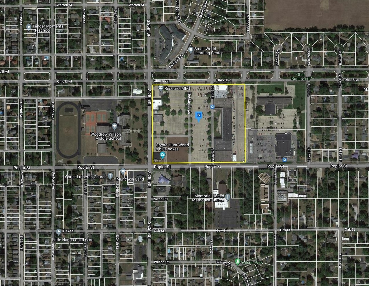 2800 Poplar St, Terre Haute, IN à vendre Plan cadastral– Image 1 sur 2