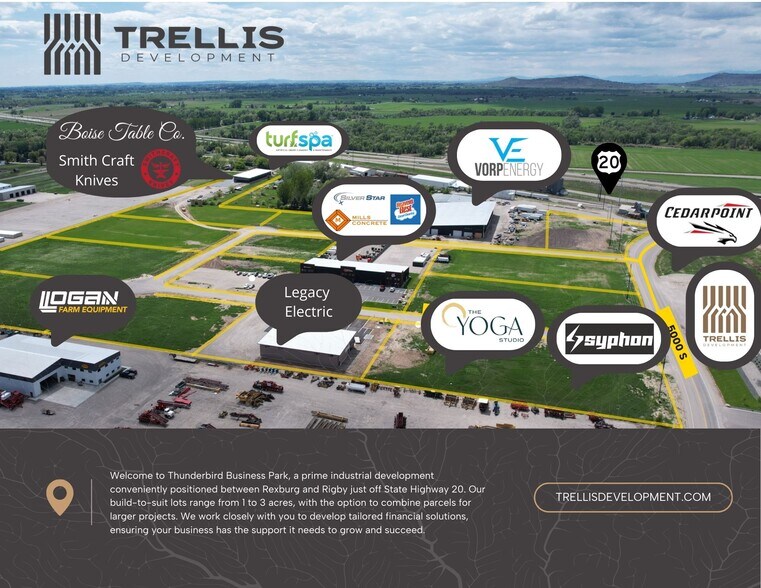 4760 Yellowstone Highway, Rexburg, ID à vendre - Aérien – Image 1 sur 10