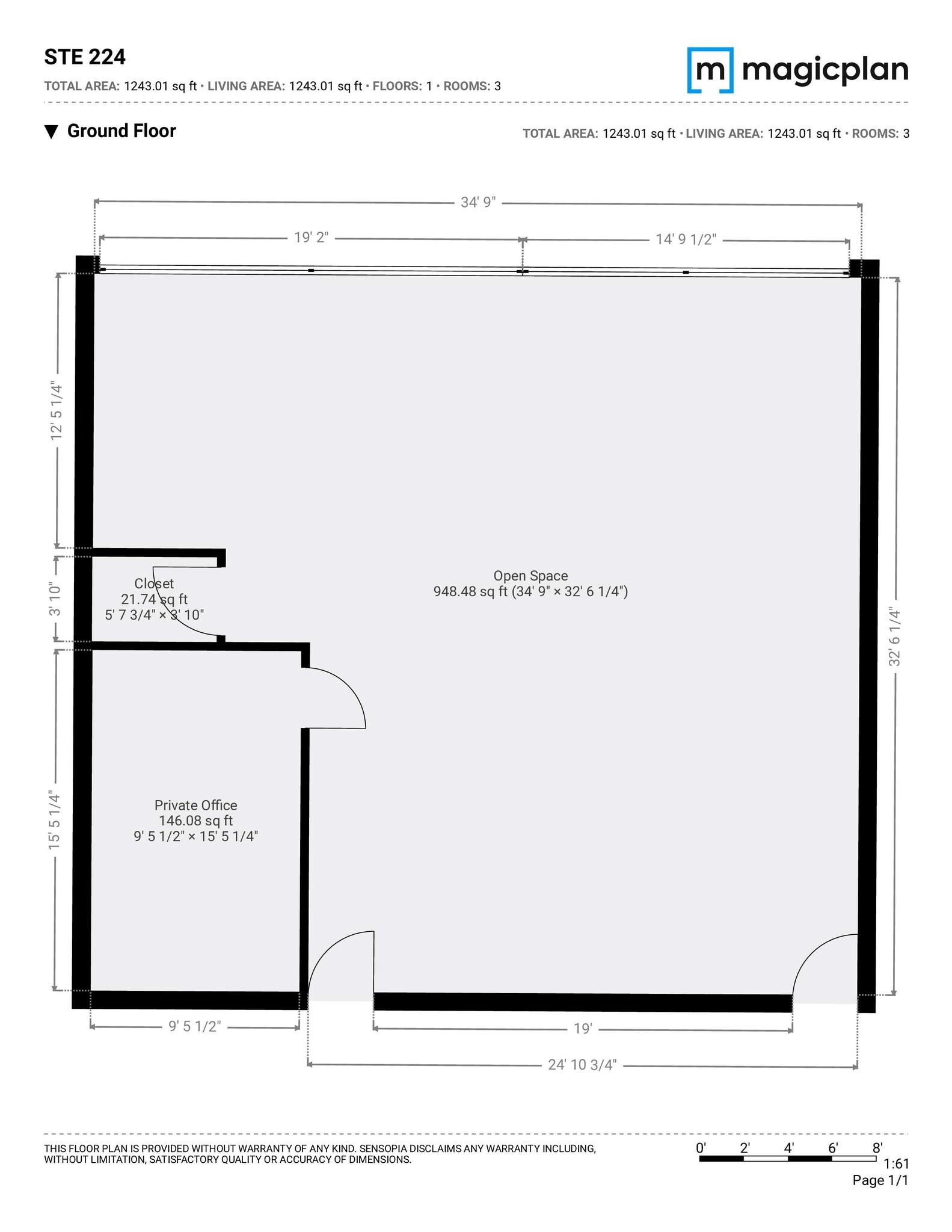 1 Harbison Way, Columbia, SC à louer Plan d’étage– Image 1 sur 2