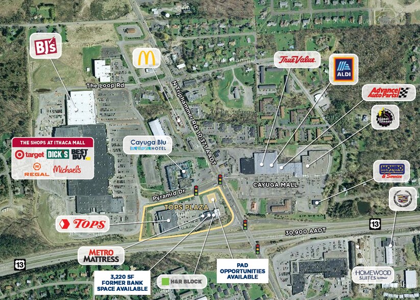 2300 N Triphammer Rd, Ithaca, NY à louer - Aérien – Image 2 sur 3