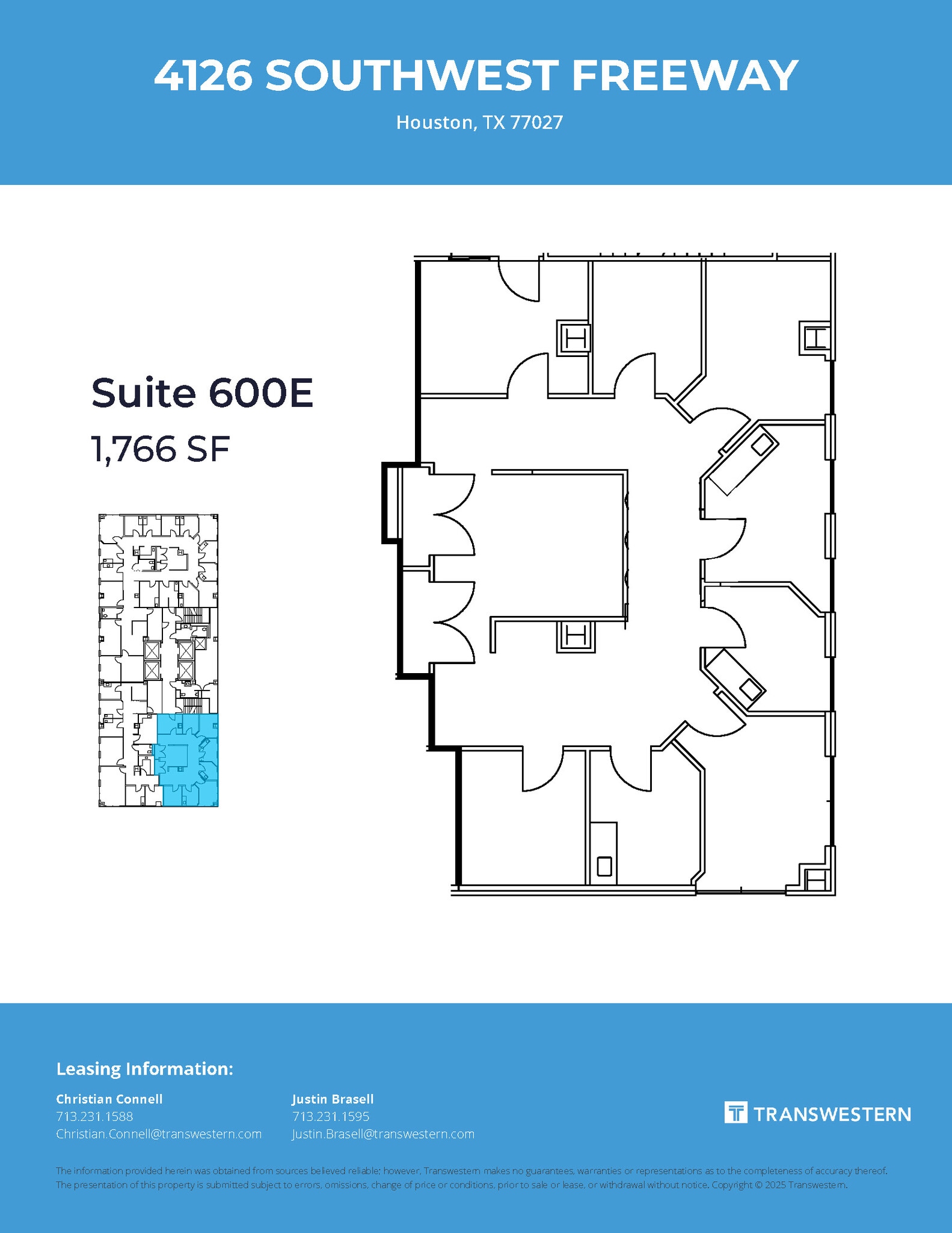 4126 Southwest Fwy, Houston, TX à louer Plan d’étage– Image 1 sur 1