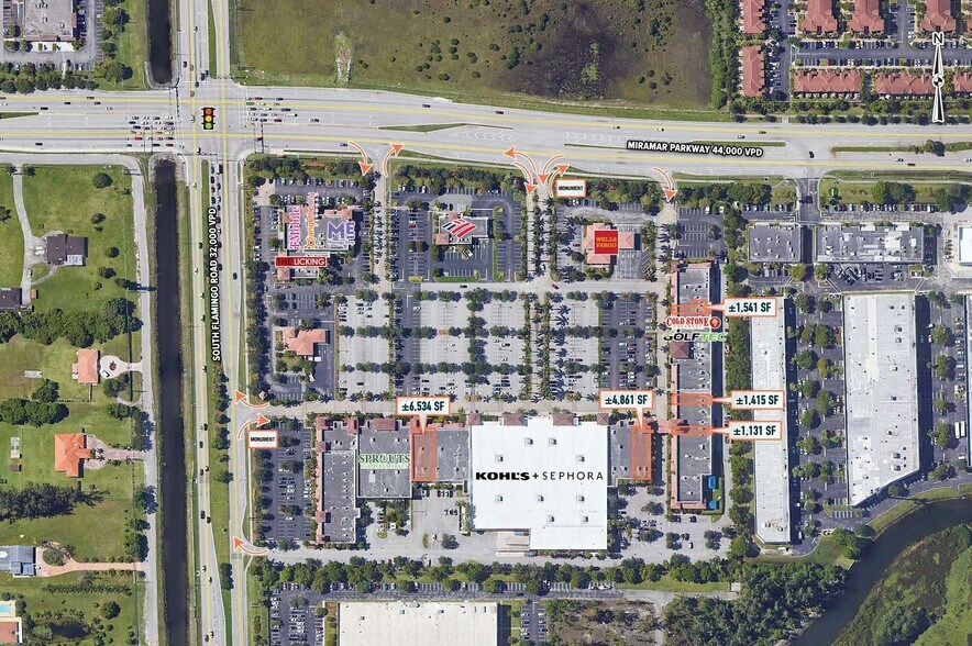 12176-12250 Miramar Pky, Hollywood, FL à louer - Aérien – Image 2 sur 8