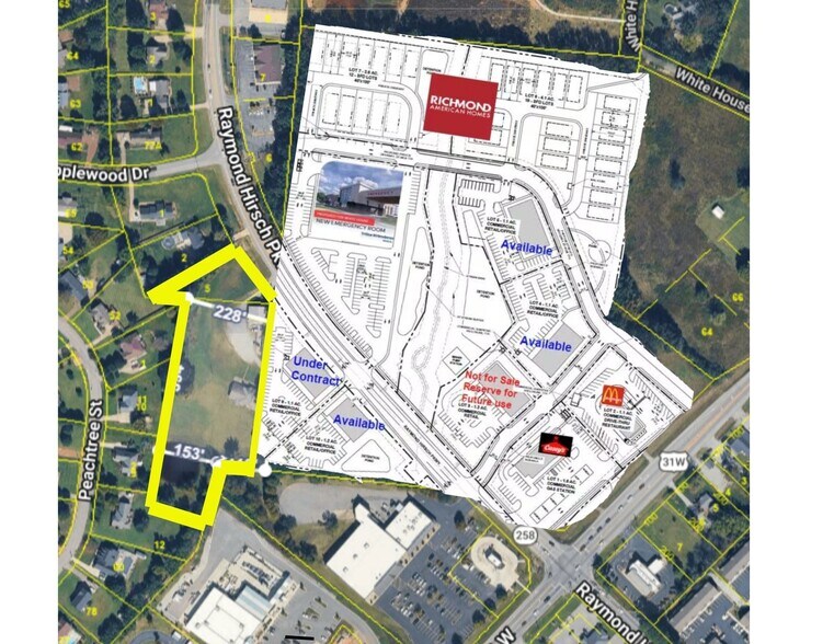 232 Raymond Hirsch Pky, White House, TN à vendre - Plan de site – Image 2 sur 6