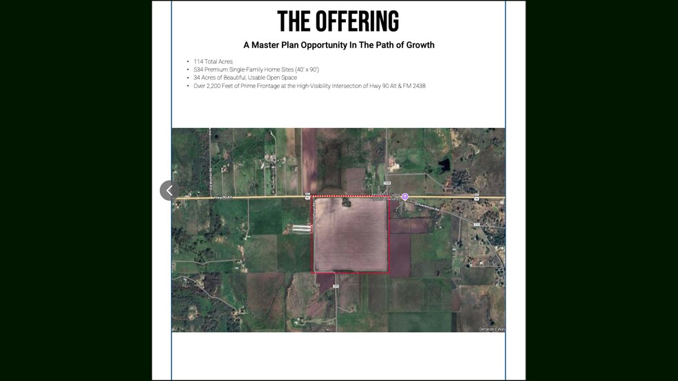Alt 90 and Hoffman, Seguin, TX à vendre - Aérien – Image 2 sur 6