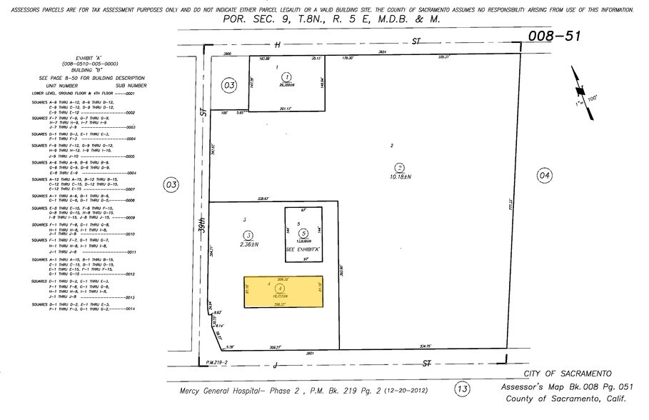 3939 J St, Sacramento, CA à louer - Plan cadastral – Image 3 sur 8