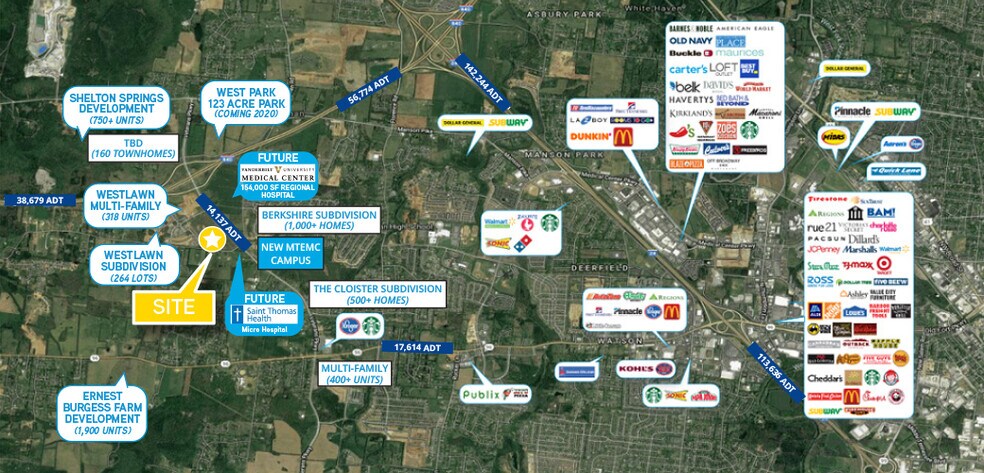 5229 Veterans Pky, Murfreesboro, TN à louer - Aérien – Image 1 sur 1