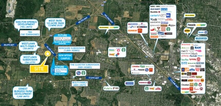 5229 Veterans Pky, Murfreesboro, TN - VUE AÉRIENNE  vue de carte