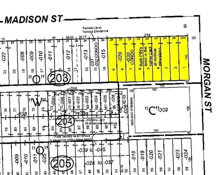 1009 W Madison St, Chicago, IL à louer - Plan cadastral – Image 2 sur 5