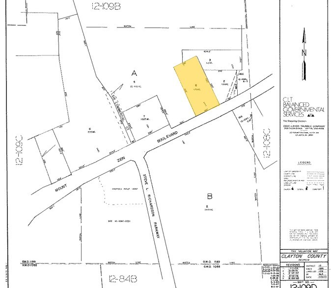 6777 Mt Zion Blvd, Morrow, GA à vendre - Plan cadastral – Image 3 sur 8