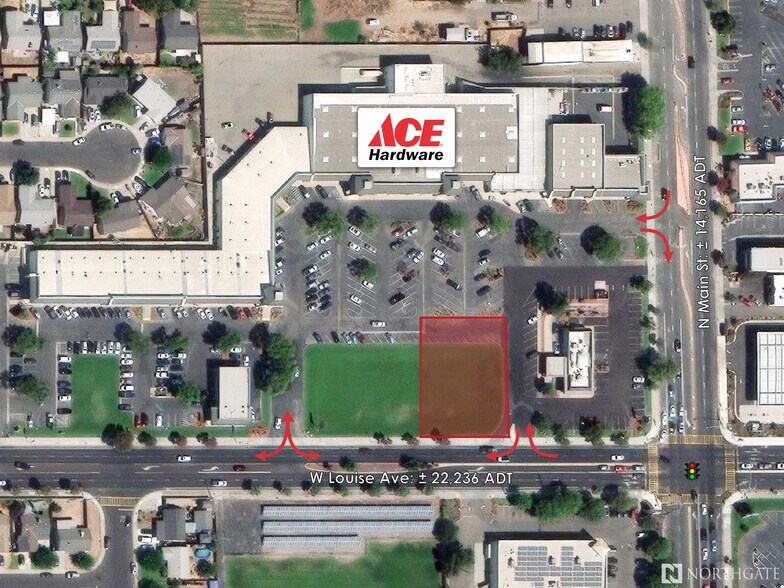 113 Louise ave, Manteca, CA à louer - Aérien – Image 3 sur 3