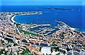 Cannes - Vue aérienne  vue de carte