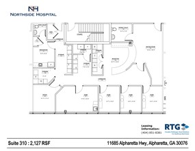 11685 Alpharetta Hwy, Roswell, GA à louer Plan de site– Image 1 sur 1