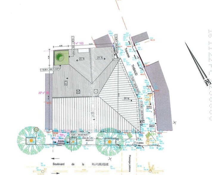 13 Boulevard De La République, Aix-en-Provence à vendre - Plan de site – Image 3 sur 7