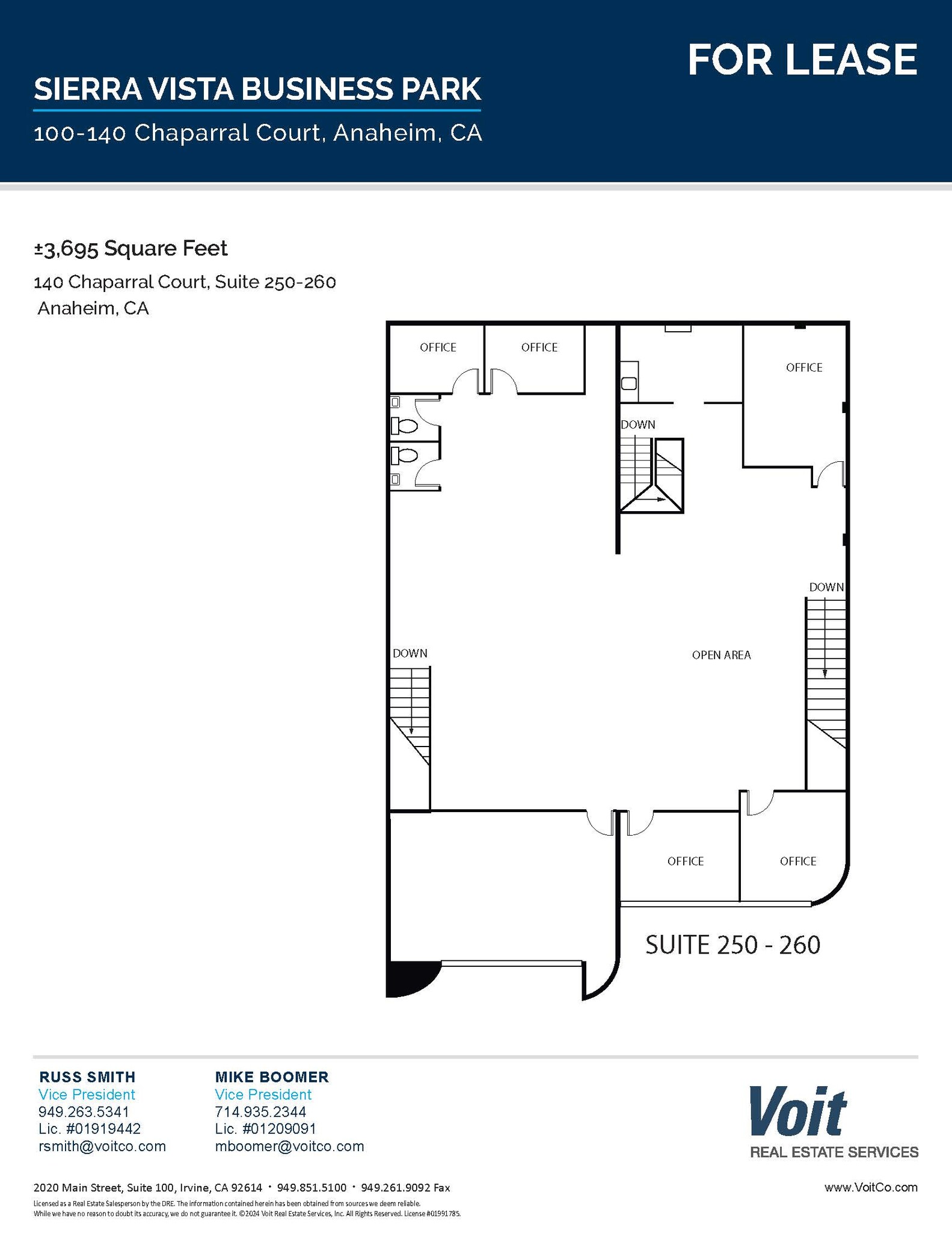 130 Chaparral Ct, Anaheim, CA à louer Plan d’étage– Image 1 sur 1