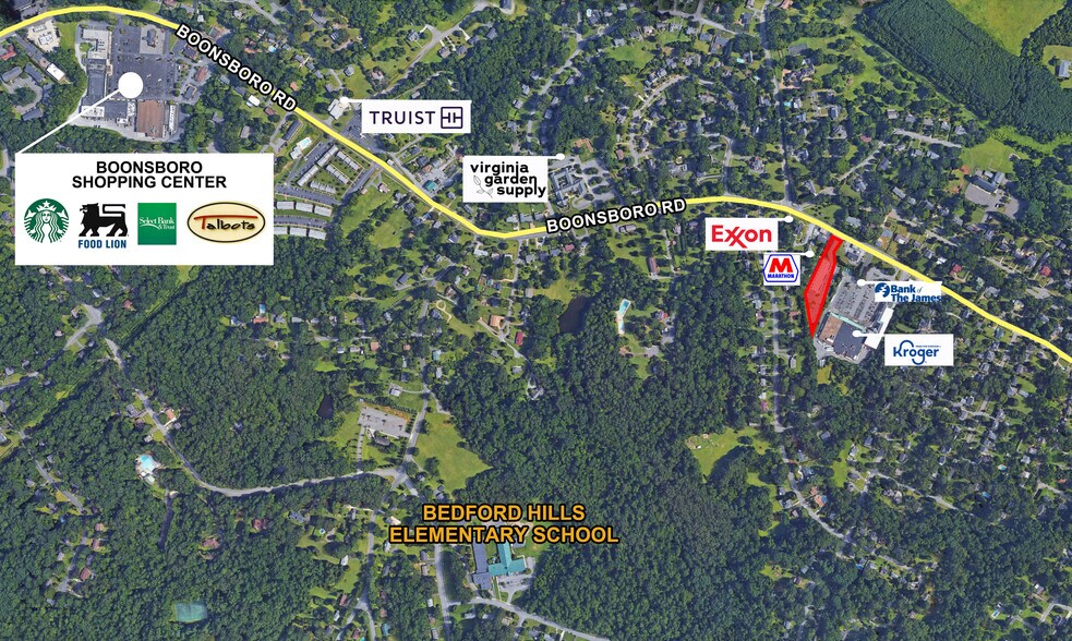 4327 Boonsboro Rd, Lynchburg, VA à louer - Aérien – Image 2 sur 2
