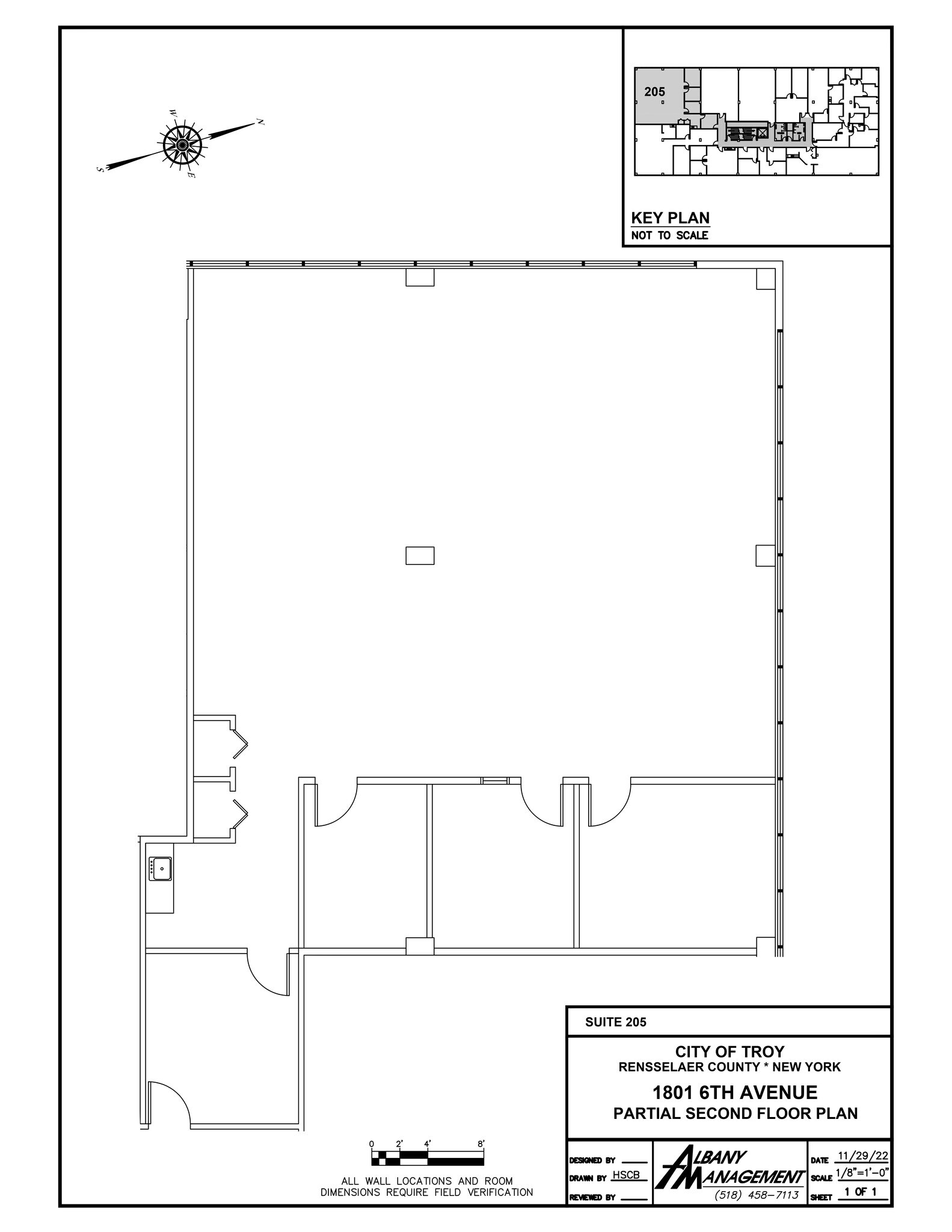 1801 6th Ave, Troy, NY à louer Plan de site– Image 1 sur 4