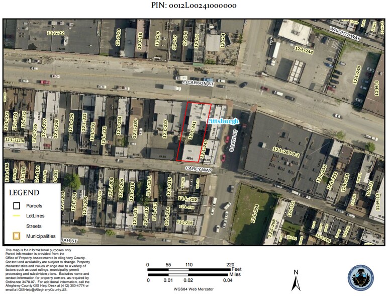 2338 E Carson St, Pittsburgh, PA à louer - Plan cadastral – Image 2 sur 5
