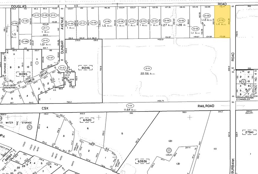 499 E Douglas Rd, Oldsmar, FL à vendre - Plan cadastral – Image 3 sur 3