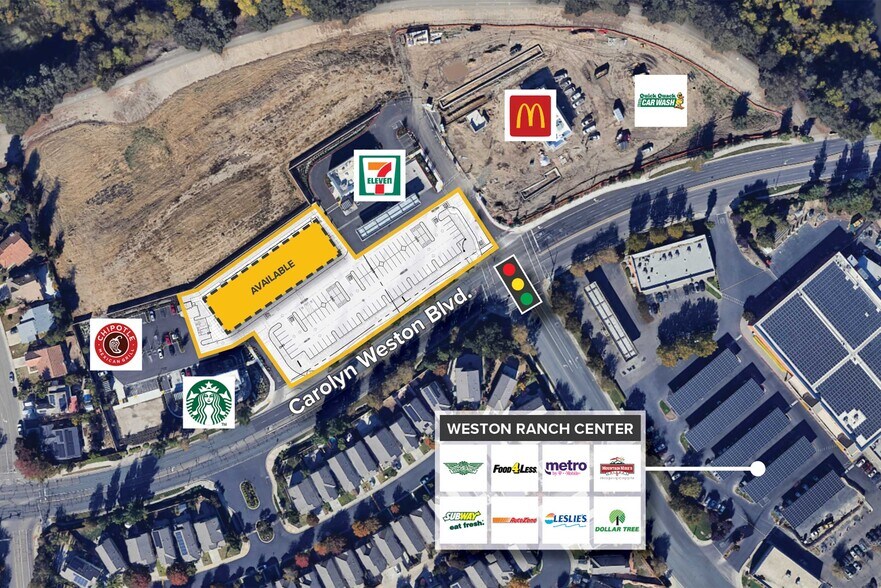 743 Carolyn Weston Blvd, Stockton, CA à louer - Aérien – Image 2 sur 2