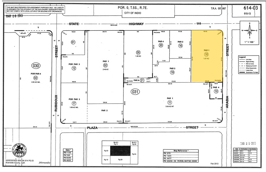 82451 Highway 111, Indio, CA à louer - Plan cadastral – Image 2 sur 6