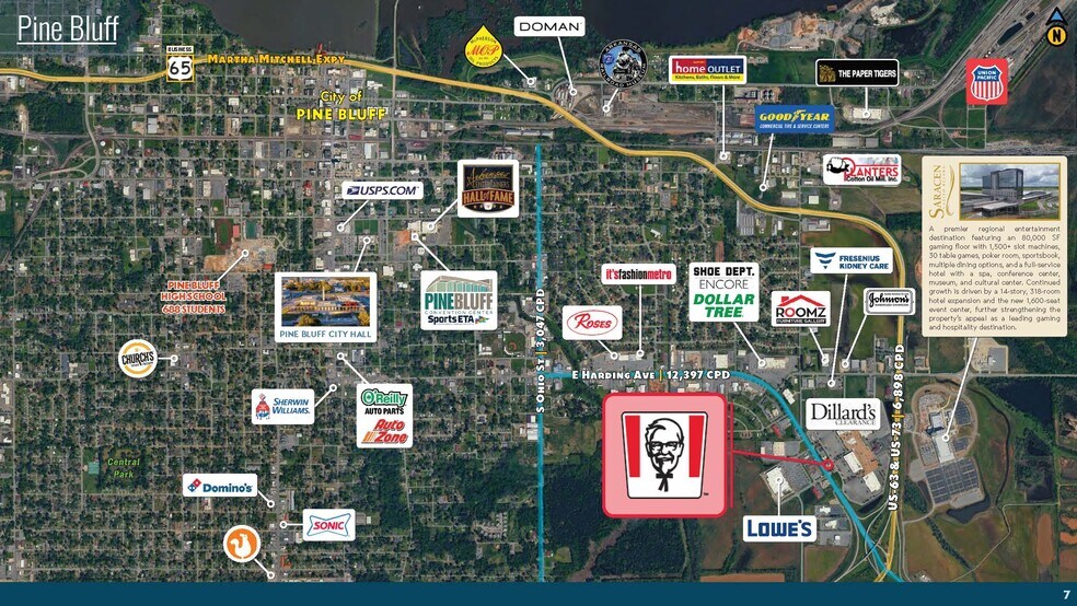 3002 Pines Mall Dr, Pine Bluff, AR à vendre - Photo de l’immeuble – Image 2 sur 9