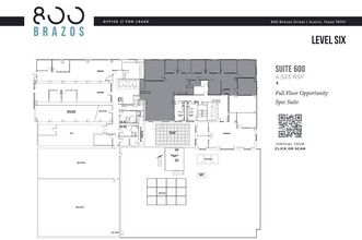 800 Brazos St, Austin, TX à louer Plan d’étage– Image 1 sur 1