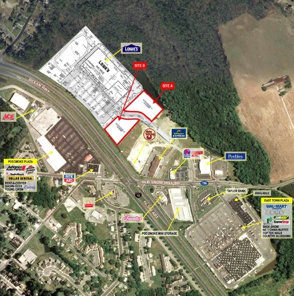 275 Newtown Blvd, Pocomoke City, MD à vendre - Aérien – Image 2 sur 2