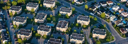 554 Av Ampère, Laval, QC - Vue aérienne  vue de carte