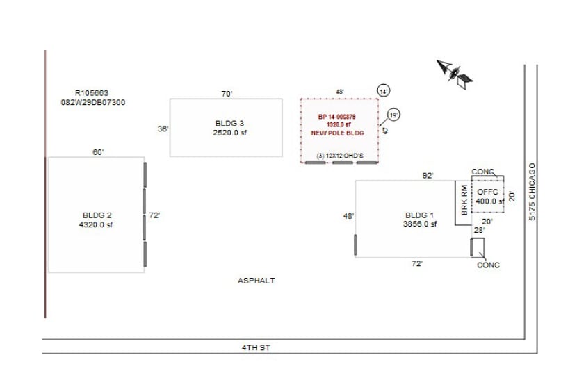 5175 Chicago St SE, Turner, OR à louer Plan de site– Image 1 sur 3