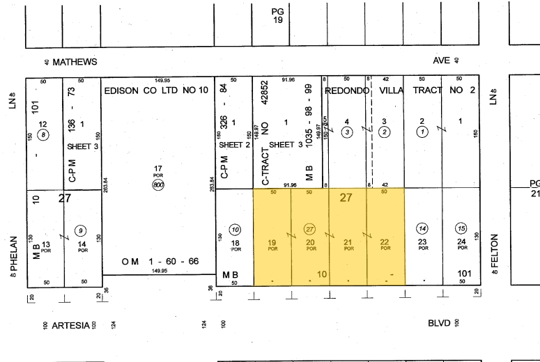 2515 Artesia Blvd, Redondo Beach, CA à louer - Plan cadastral – Image 2 sur 12