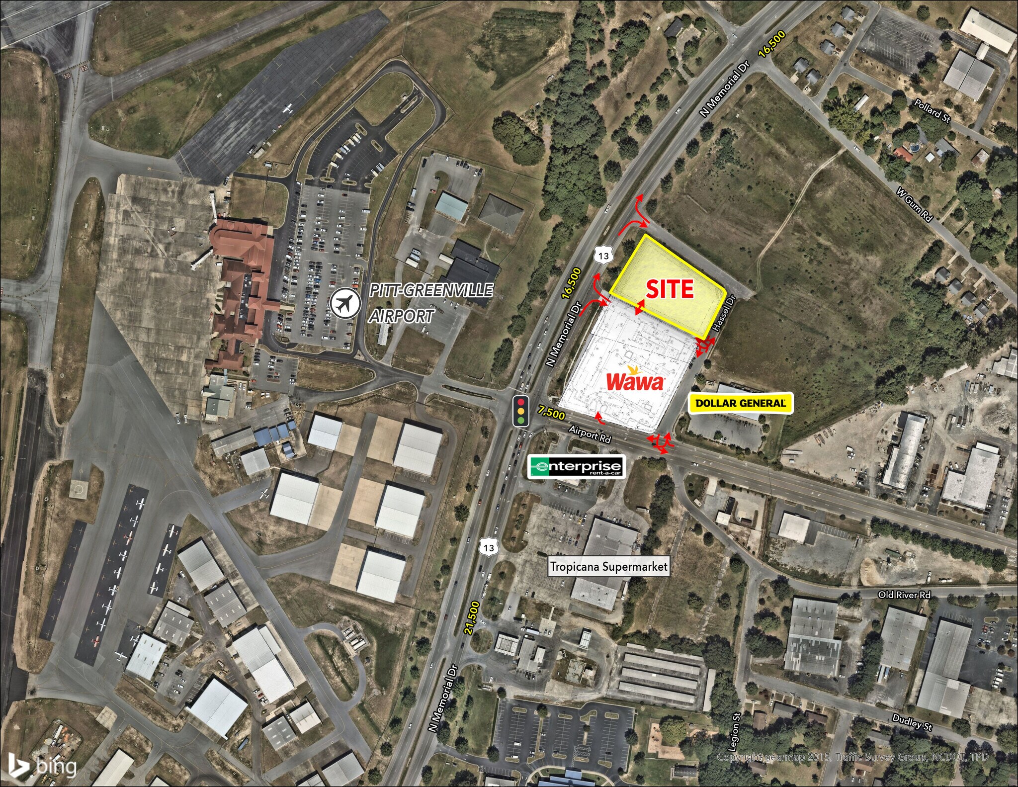 Memorial Dr, Greenville, NC à vendre Aérien– Image 1 sur 4