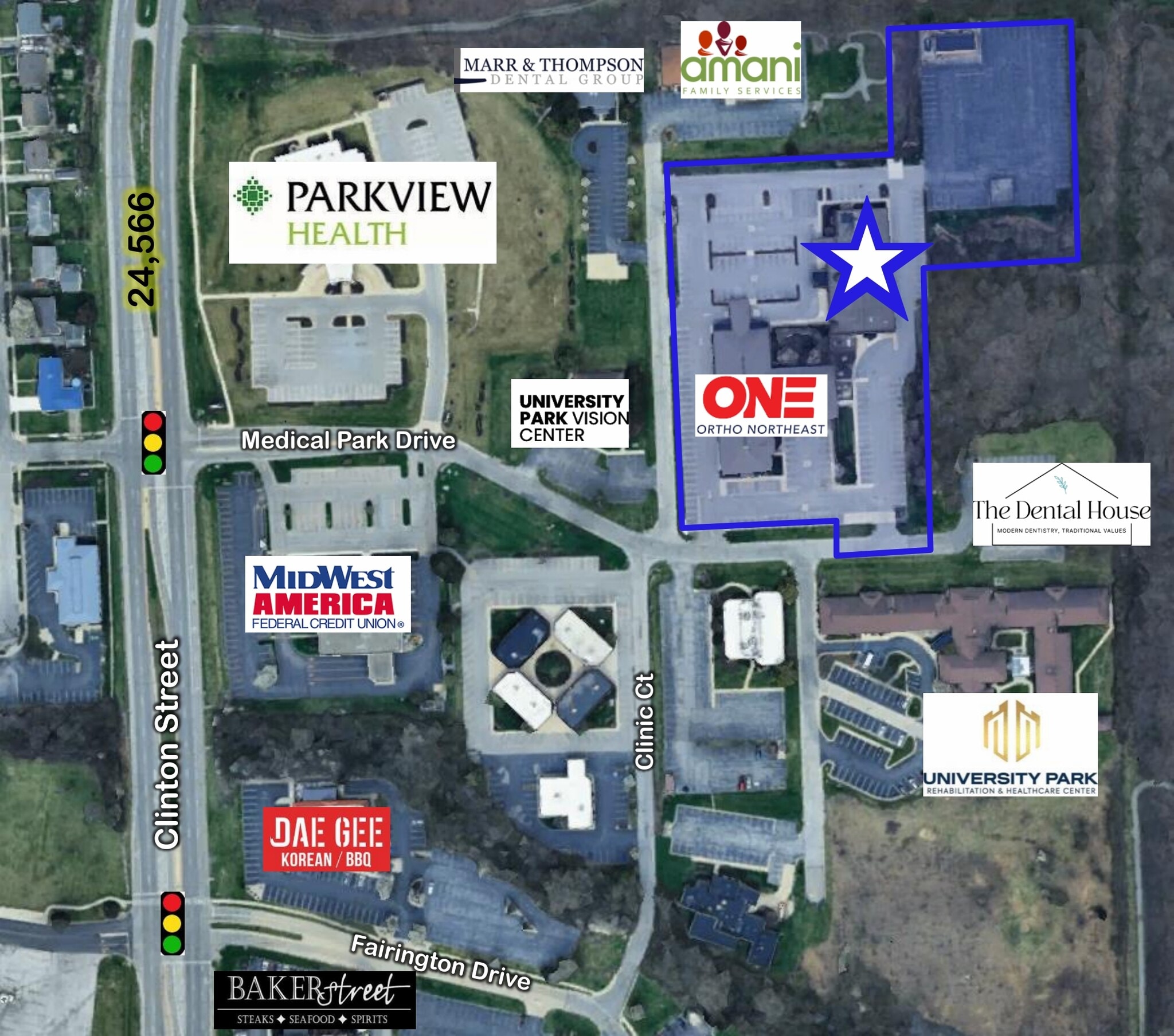 5050 N Clinton St, Fort Wayne, IN à louer Carte– Image 1 sur 1