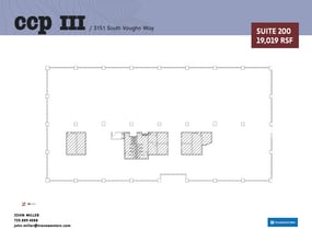 3131 S Vaughn Way, Aurora, CO à louer Plan d’étage– Image 2 sur 2