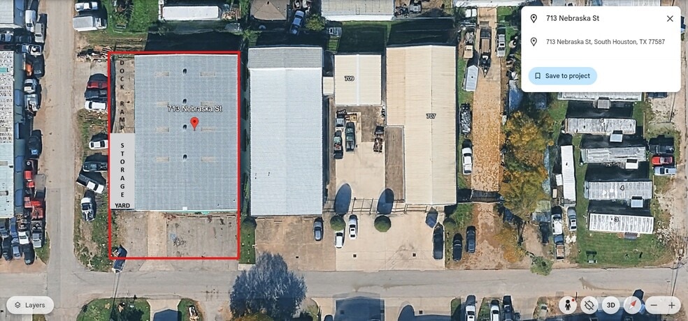 713 Nebraska St, South Houston, TX à vendre - Aérien – Image 2 sur 14