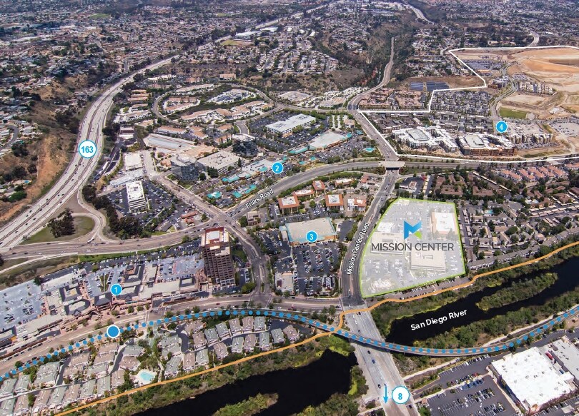 5333 Mission Center Rd, San Diego, CA à louer - Aérien – Image 3 sur 8