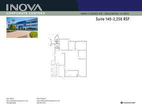 10700 E Geddes Ave, Englewood, CO à louer Plan d’étage– Image 2 sur 3