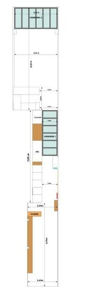 Local commercial dans Bordeaux à louer - Plan d’étage – Image 2 sur 2