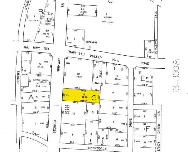 6714 Highway 85, Riverdale, GA à louer - Plan cadastral – Image 2 sur 14